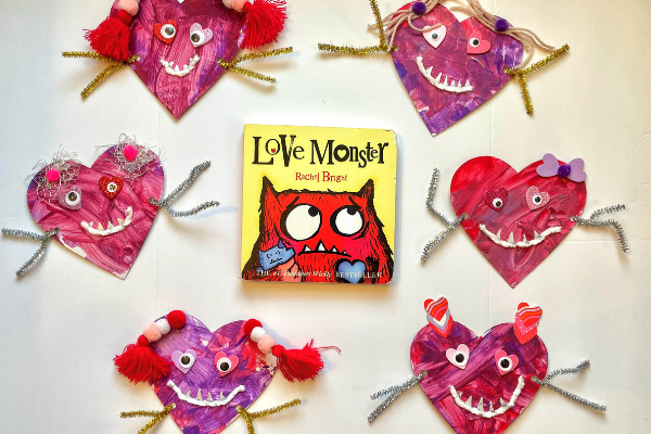 I Love You To Pieces Valentine's Day Craft for Kids - Taming Little Monsters